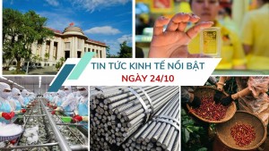 Tin tức kinh tế ngày 24/10: Xuất khẩu cà phê lập kỷ lục mới