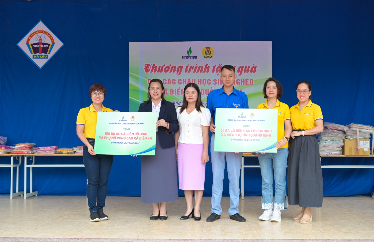 [CHÙM ẢNH] Công đoàn Petrovietnam lan tỏa yêu thương, tiếp bước đến trường cho học sinh vùng cao Điền Xá