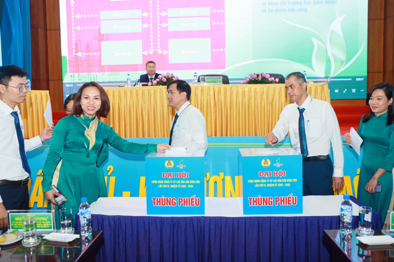 Đại biểu bầu BCH Công đoàn BSR nhiệm kỳ 2025 – 2030 và Đoàn đại biểu dự Đại hội Công Petrovietnam