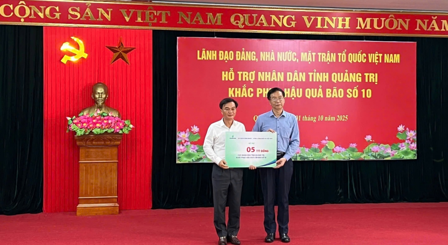 Petrovietnam lan toả “Nghĩa tình đong đầy” hướng về đồng bào vùng bão lũ
