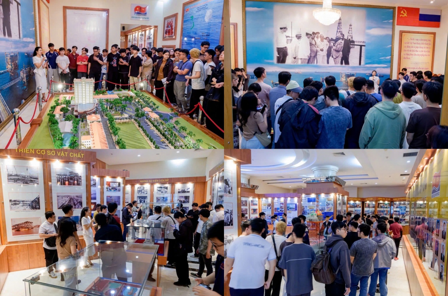 Đoàn sinh viên Trường Đại học Bách khoa - Đại học Quốc gia TP HCM tham quan kiến tập tại Vietsovpetro
