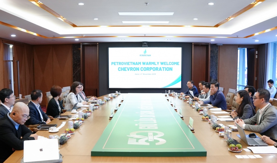 Chevron và Petrovietnam thúc đẩy hợp tác chiến lược cho tương lai năng lượng Việt Nam