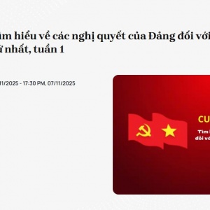 Đảng uỷ Petrovietnam kêu gọi cán bộ, đảng viên tích cực tham gia Cuộc thi trực tuyến tìm hiểu các nghị quyết mới của Đảng