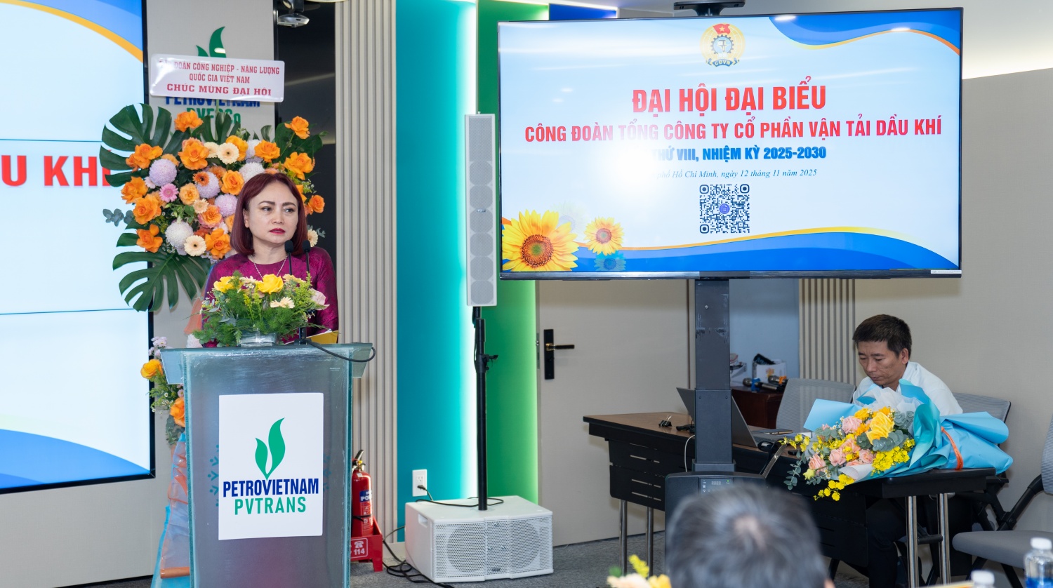 Đại hội Công đoàn PVTrans, nhiệm kỳ 2025-2030: Đổi mới, sáng tạo vì người lao động và sự phát triển bền vững