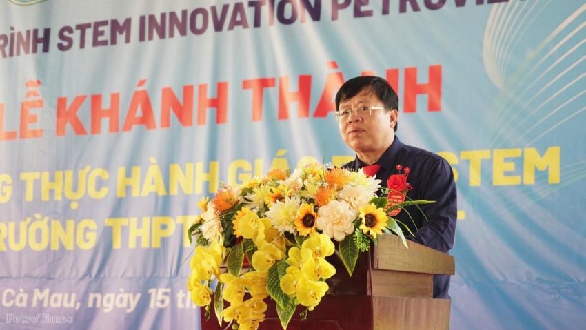 Petrovietnam khánh thành phòng thực hành giáo dục STEM Trường THPT Võ Văn Kiệt (Cà Mau)