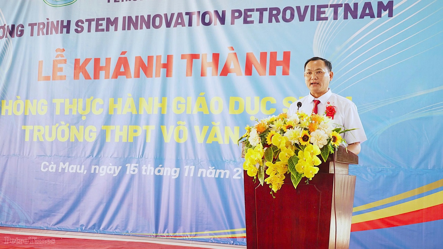 Petrovietnam khánh thành phòng thực hành giáo dục STEM Trường THPT Võ Văn Kiệt (Cà Mau)