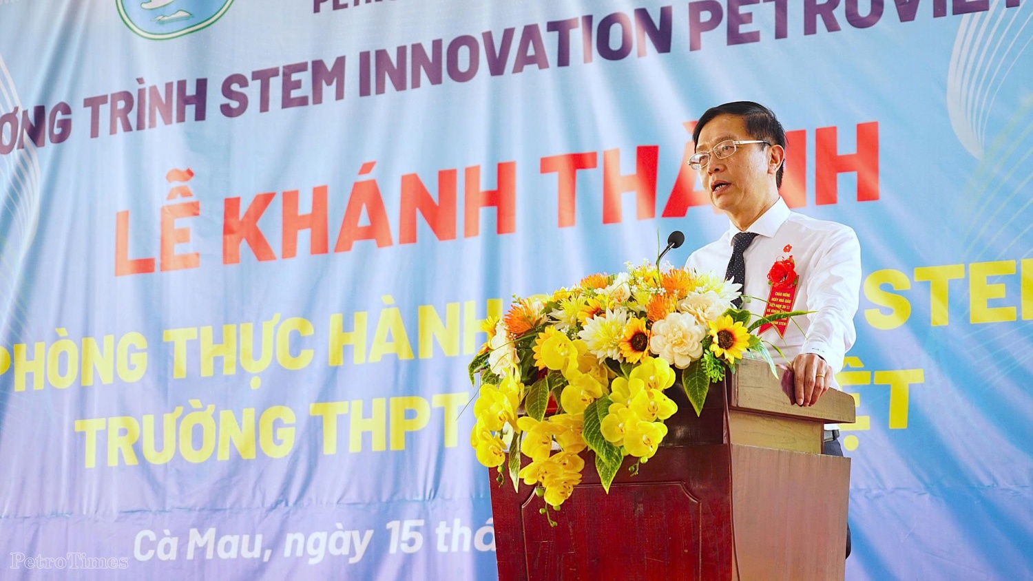 Petrovietnam khánh thành phòng thực hành giáo dục STEM Trường THPT Võ Văn Kiệt (Cà Mau)