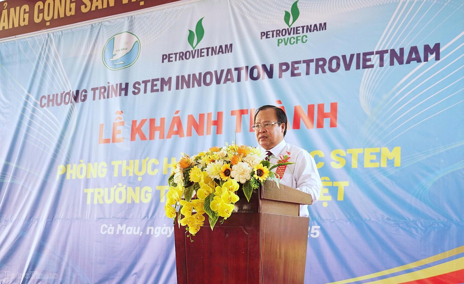 Petrovietnam khánh thành phòng thực hành giáo dục STEM Trường THPT Võ Văn Kiệt (Cà Mau)