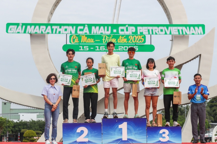 Giải Marathon Cà Mau 2025 - Cúp Petrovietnam: Hơn 6.000 vận động viên bùng nổ trên đường chạy