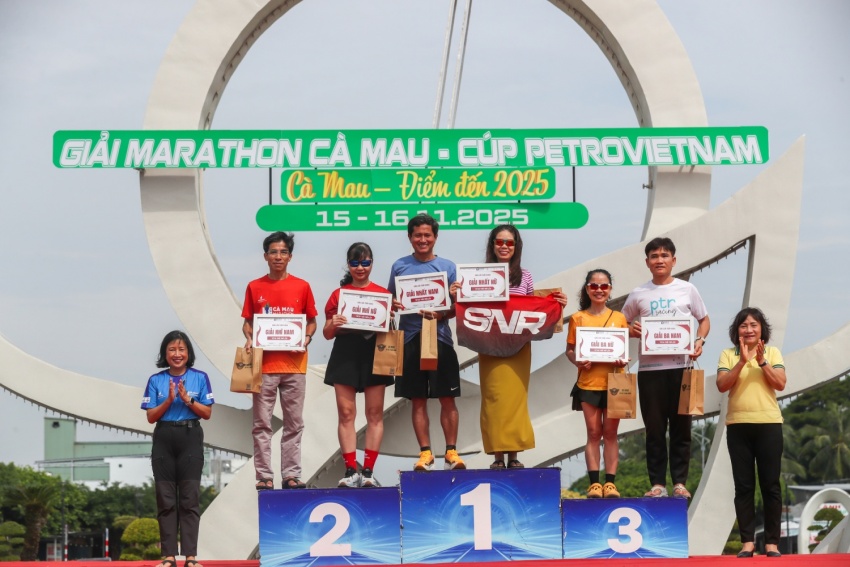 Giải Marathon Cà Mau 2025 - Cúp Petrovietnam: Hơn 6.000 vận động viên bùng nổ trên đường chạy