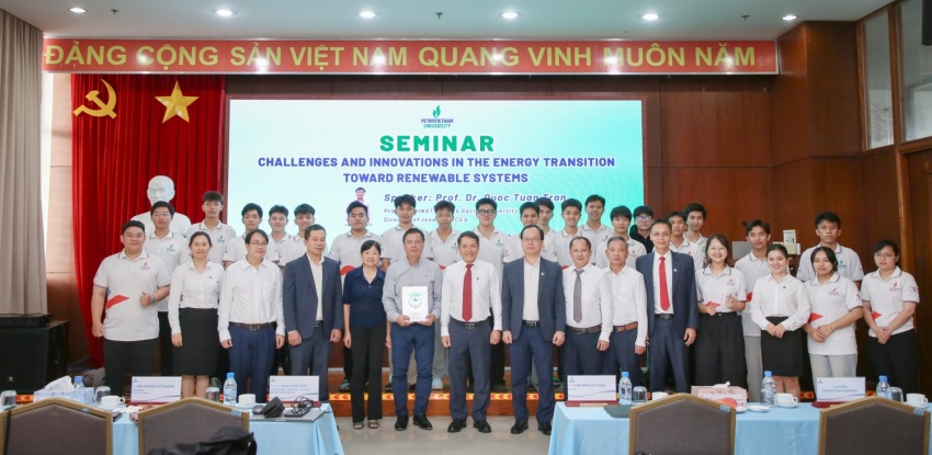 PVU tổ chức thành công hội thảo chuyên đề Thách thức và đổi mới trong chuyển dịch năng lượng tái tạo PVU tổ chức thành công hội thảo chuyên đề