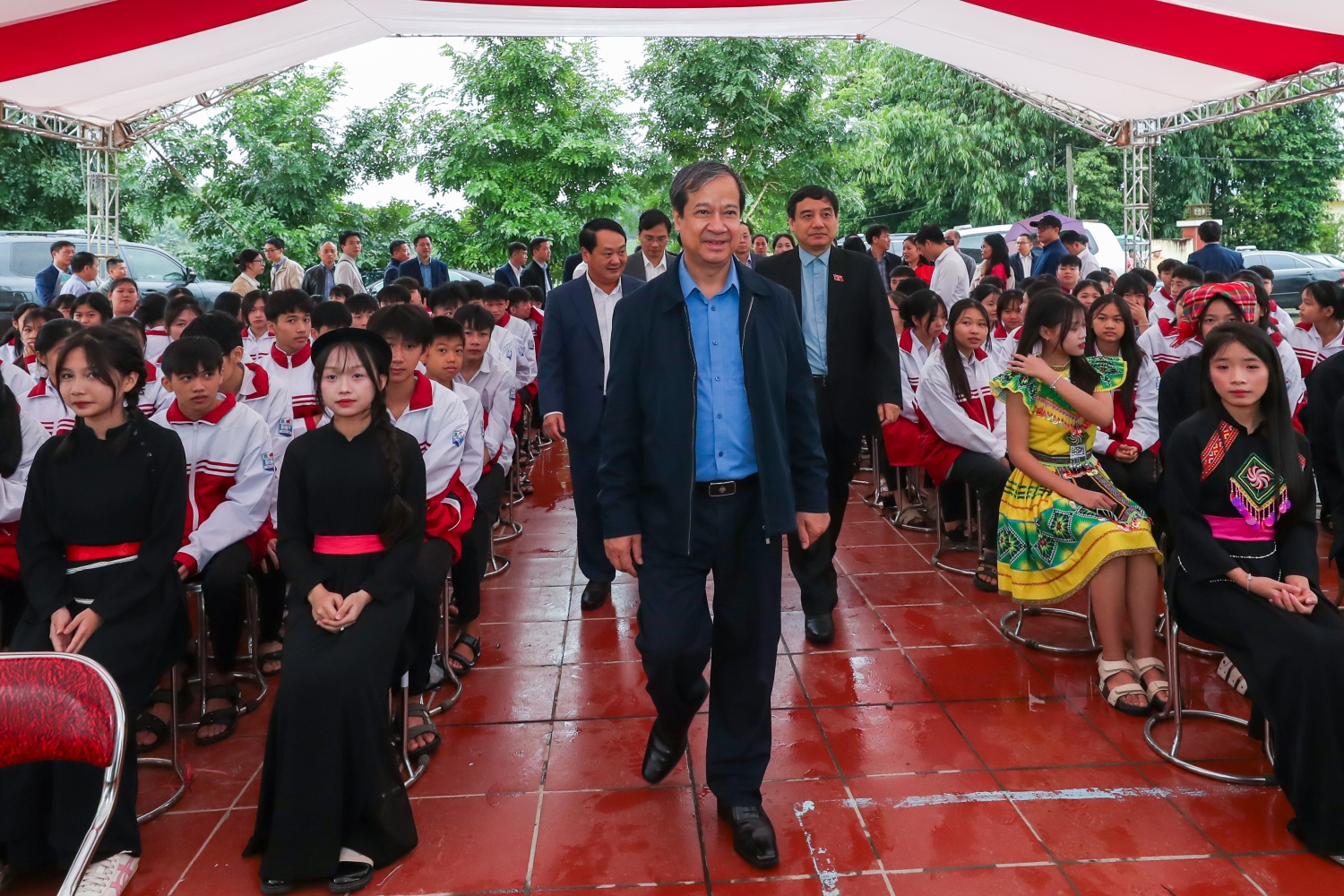 [Chùm ảnh] Petrovietnam/PVEP triển khai Lễ động thổ tu bổ và xây dựng Khu Giáo dục Truyền thống Ngành Giáo dục