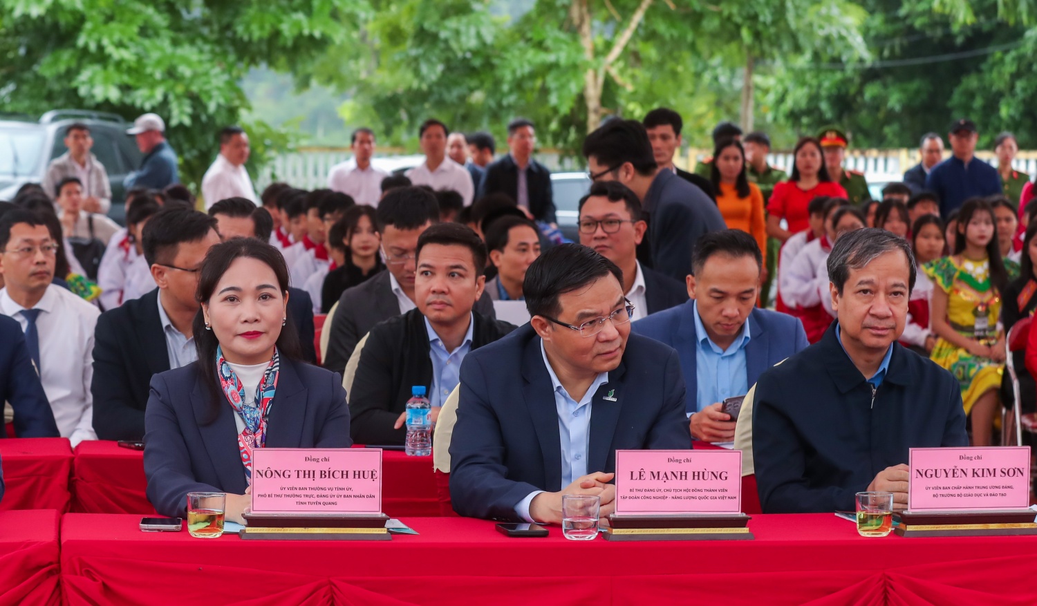 [Chùm ảnh] Petrovietnam/PVEP triển khai Lễ động thổ tu bổ và xây dựng Khu Giáo dục Truyền thống Ngành Giáo dục