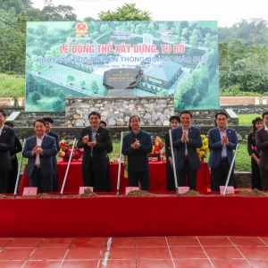 [Chùm ảnh] Petrovietnam khởi công xây dựng, tu bổ Khu giáo dục truyền thống ngành Giáo dục