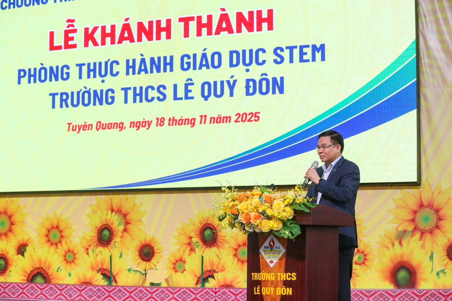 Petrovietnam khánh thành Phòng thực hành giáo dục STEM tại Trường THCS Lê Quý Đôn tỉnh Tuyên Quang