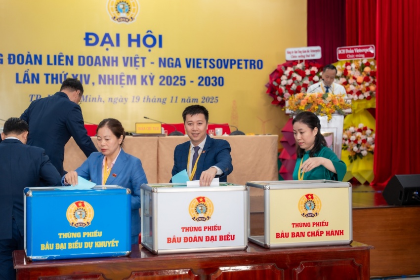 Đại hội Công đoàn Vietsovpetro lần thứ XIV: Đoàn kết - Dân chủ - Kỷ cương - Đổi mới - Phát triển