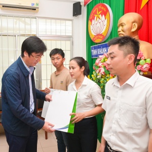 [Chùm ảnh] Petrovietnam chung tay hỗ trợ tỉnh Khánh Hòa khắc phục hậu quả mưa lũ