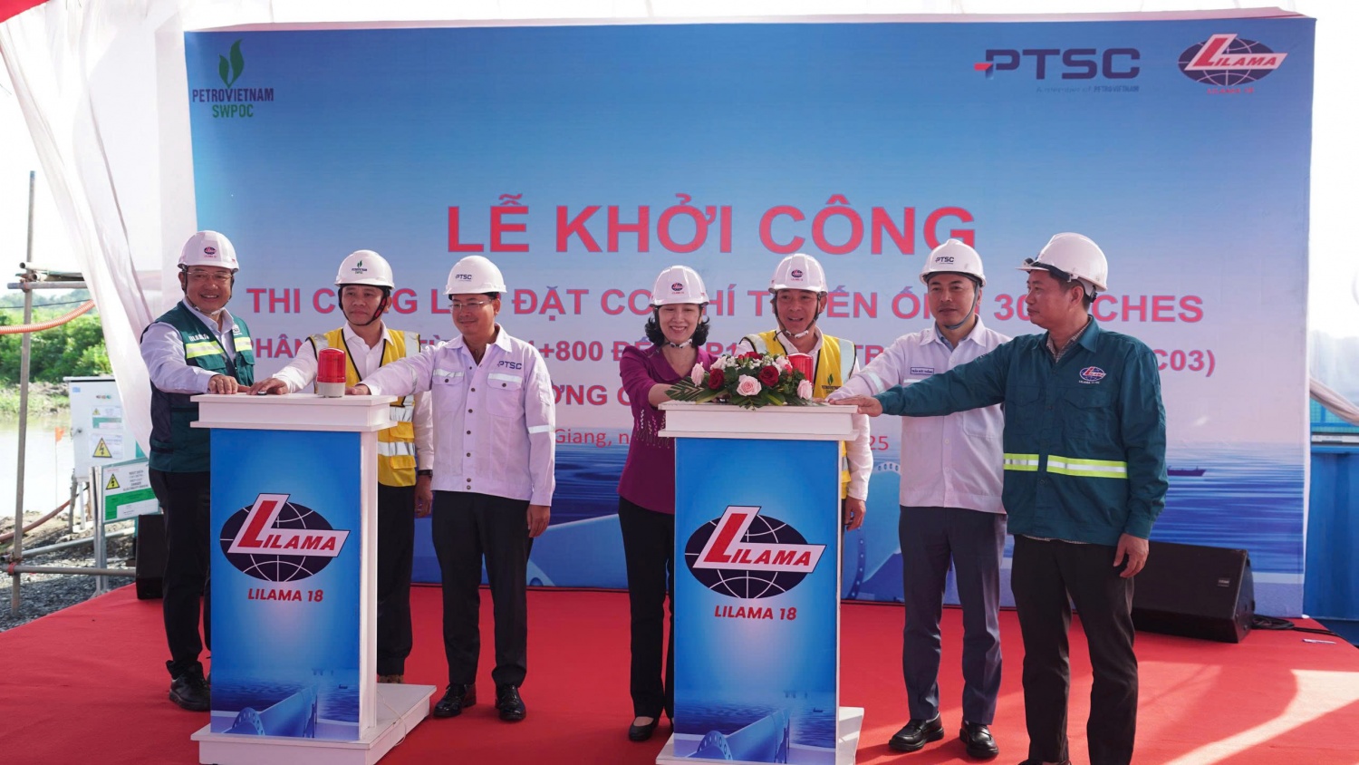 Khởi công thi công cơ khí tuyến ống bờ Lô B - Ô Môn: Mốc tiến độ quan trọng trên toàn tuyến