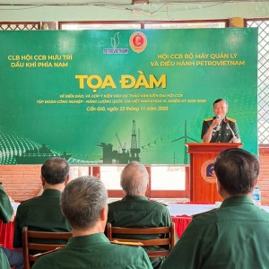 Hội CCB Bộ máy QL&ĐH Petrovietnam tổ chức về nguồn và tọa đàm chuyên đề biển đảo tại khu vực phía Nam