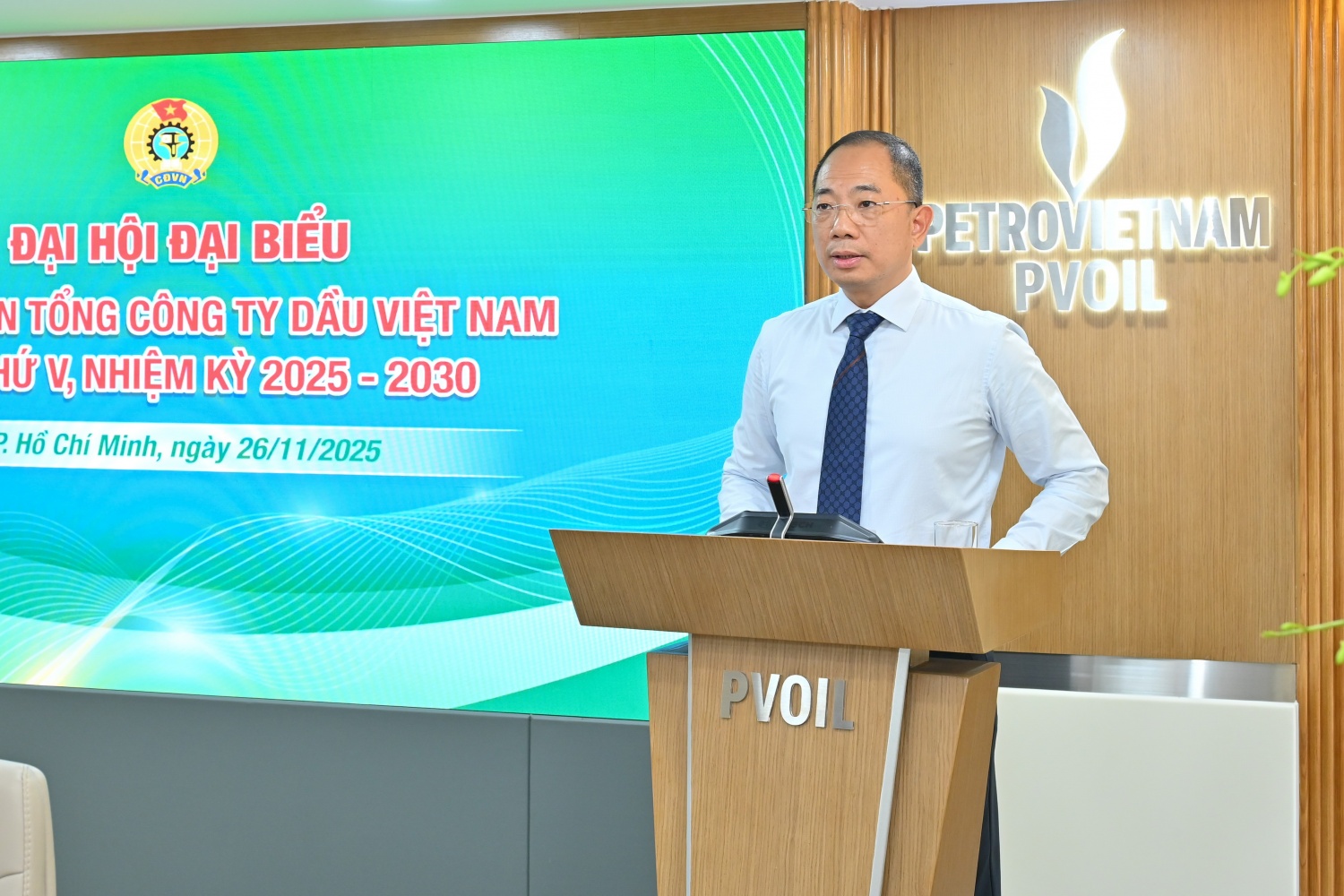 Đ/c Cao Hoài Dương – Bí thư Đảng ủy, Chủ tịch HĐQT Tổng công ty chỉ đạo tại Đại hội