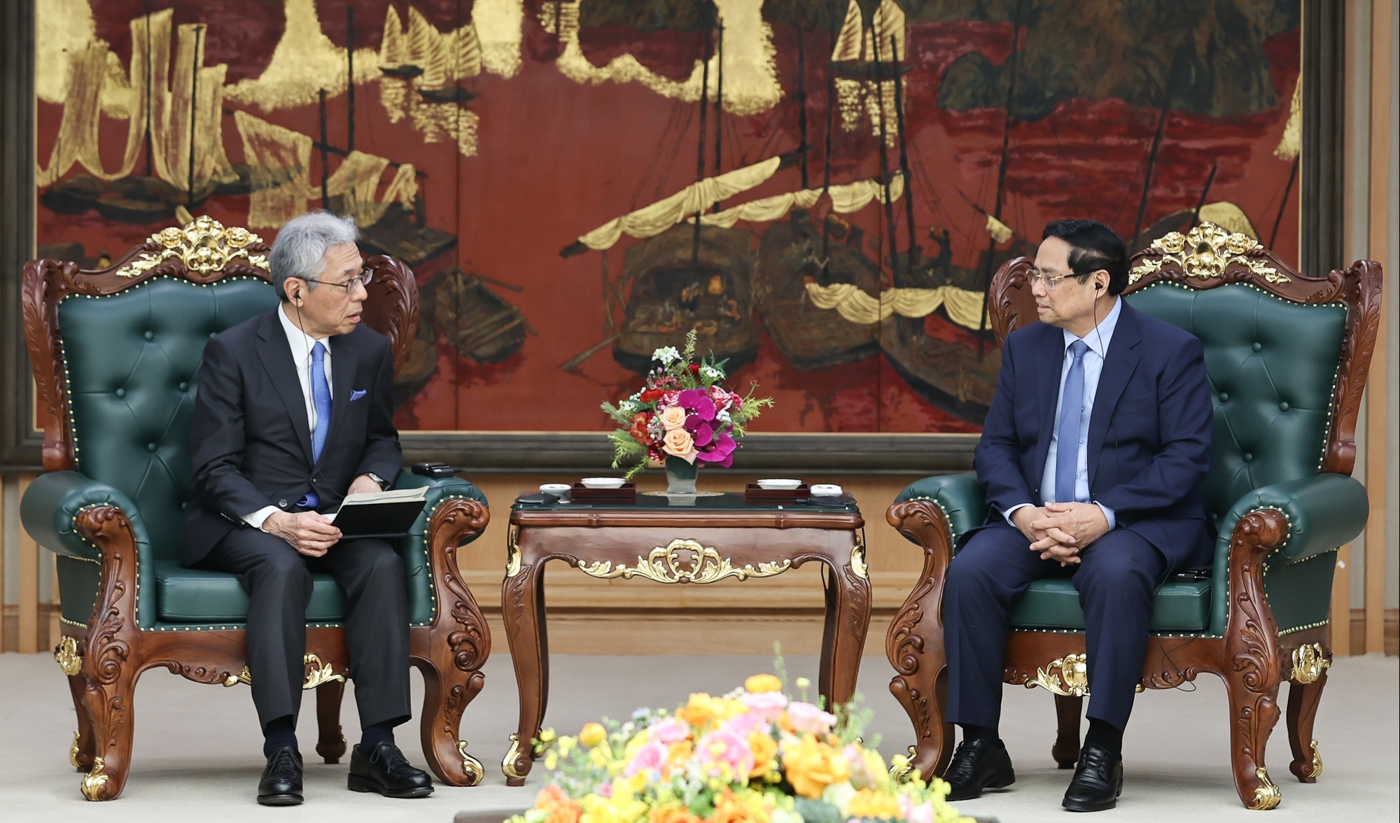 Thủ tướng tiếp lãnh đạo tập đoàn Nhật tham gia dự án điện khí 12 tỷ USD