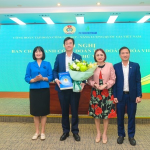 Đồng chí Nguyễn Mạnh Kha được giao phụ trách Công đoàn Petrovietnam