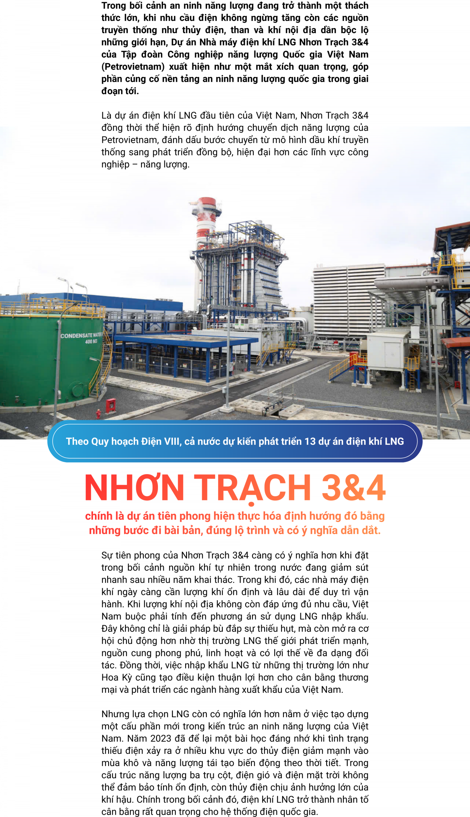 [E-magazine] Nhơn Trạch 3&4: Nguồn điện LNG tiên phong đảm bảo an ninh năng lượng quốc gia