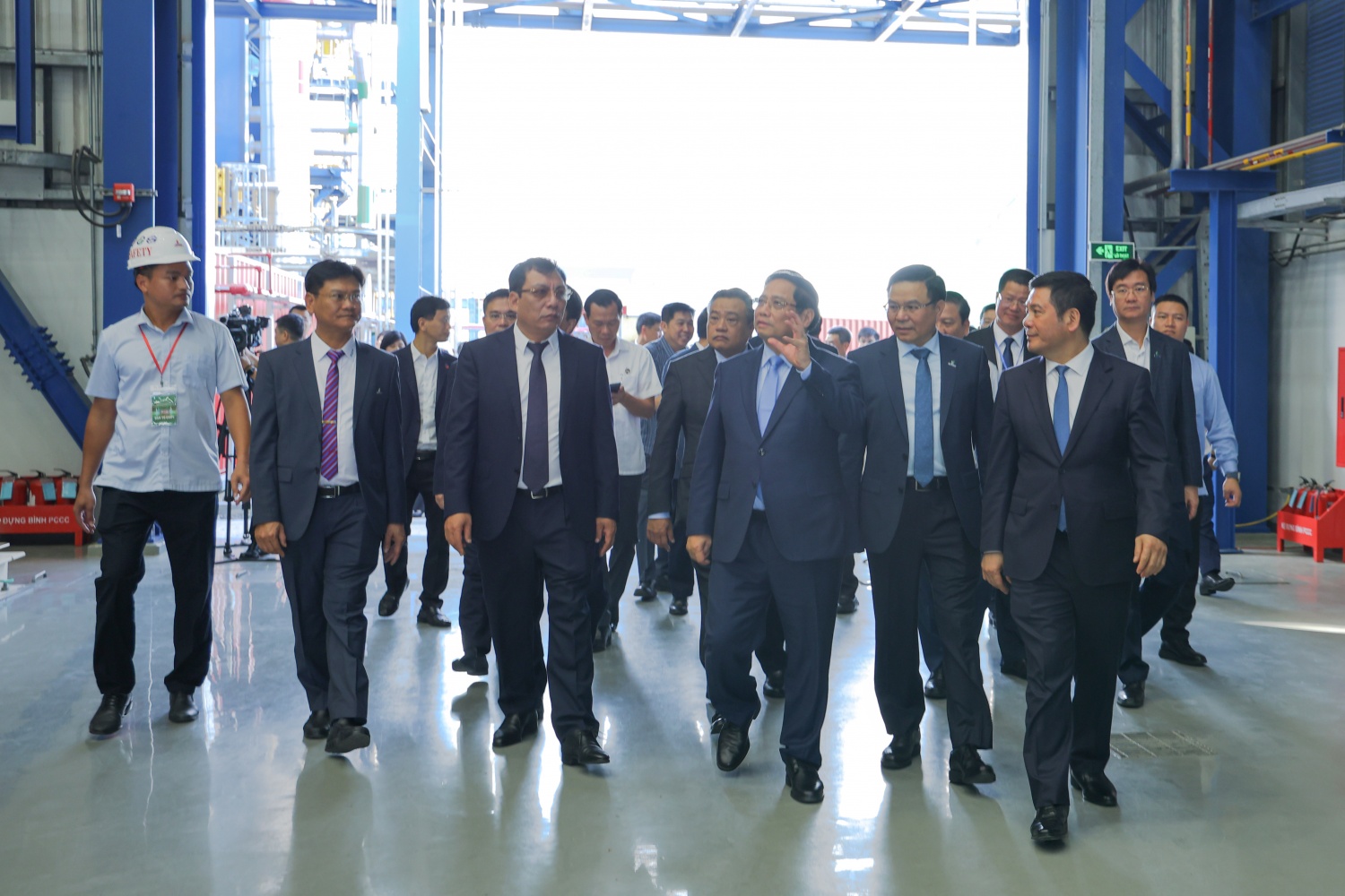 [Chùm ảnh] Thủ tướng Phạm Minh Chính dự lễ khánh thành Nhà máy điện khí LNG Nhơn Trạch 3 và Nhơn Trạch 4