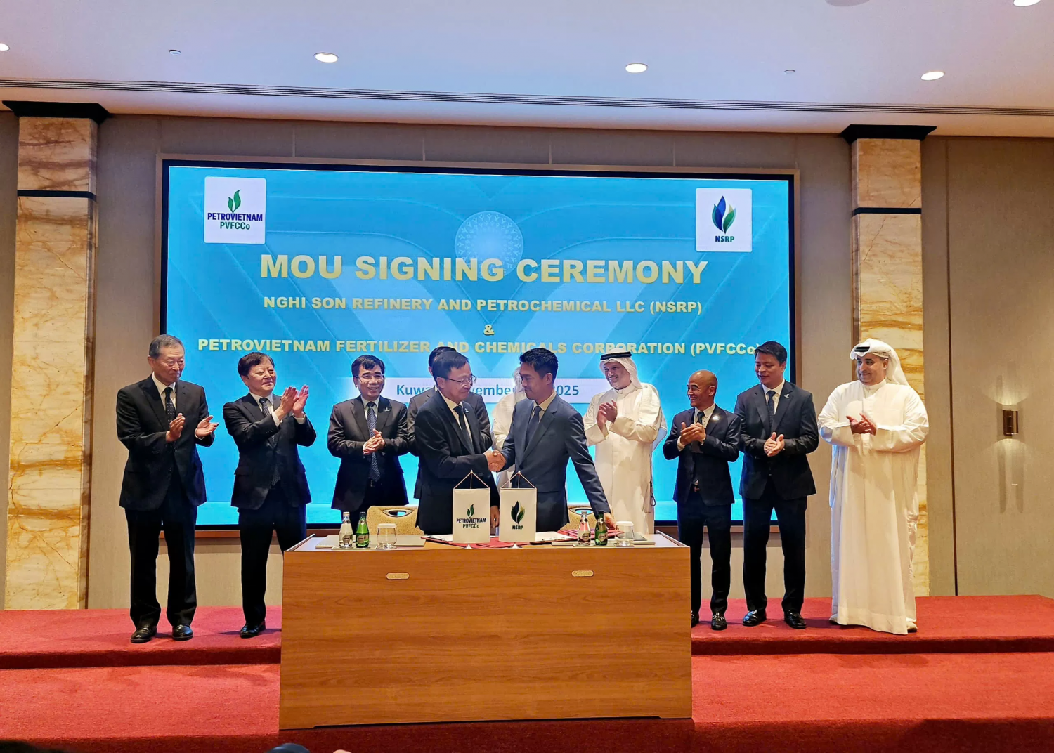 Strategic cooperation agreement signed between PVFCCo - Phu My and NSRP