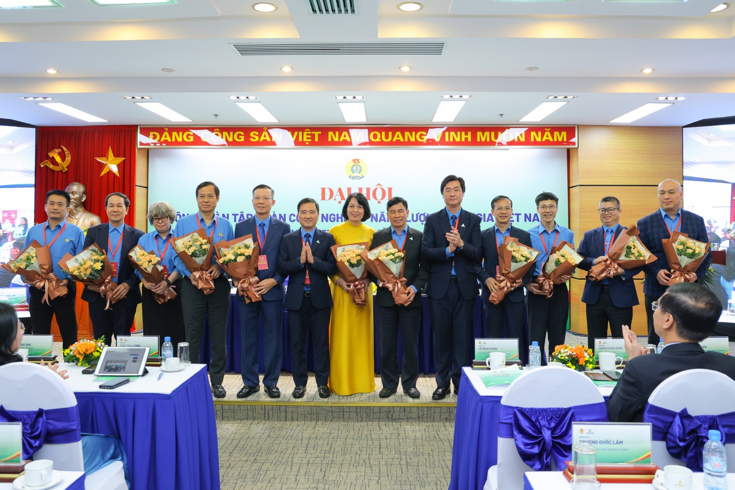 [Chùm ảnh] Đại hội Công đoàn Petrovietnam khóa VIII: Hội tụ ý chí, niềm tin của người lao động