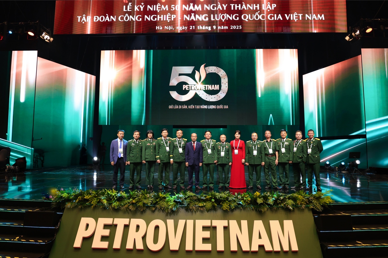 Hội CCB Petrovietnam tham dự Lễ kỷ niệm 50 năm Ngày thành lập Tập đoàn.