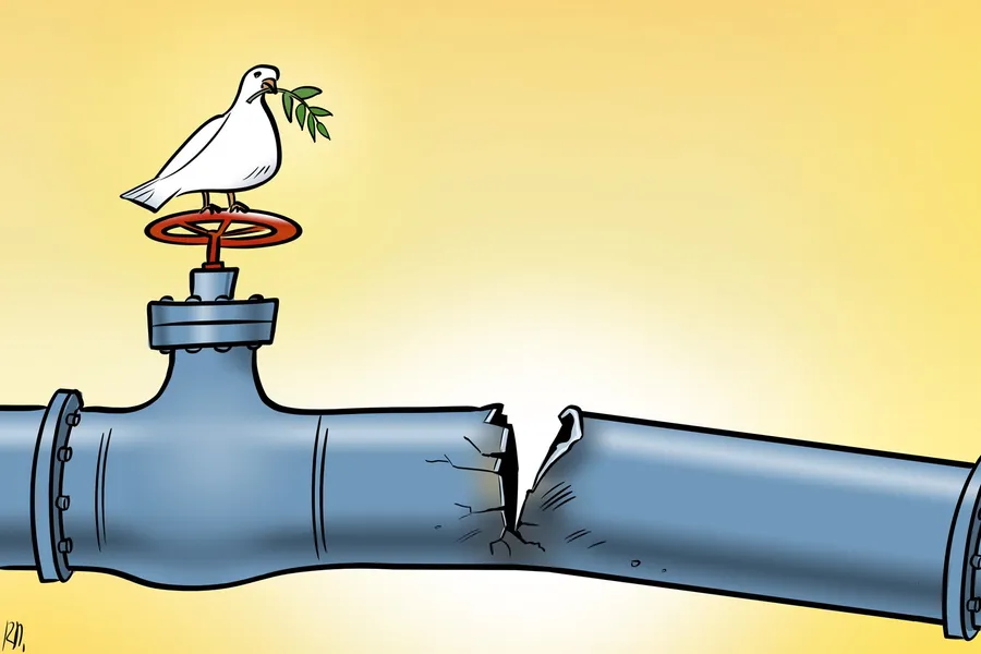 Dầu khí toàn cầu năm 2025 qua tranh biếm họa