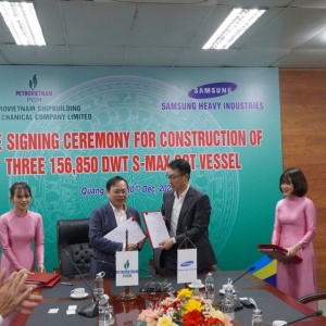 PVSM ký hợp đồng đóng mới 3 tàu chở dầu thô cho Công ty Hàn Quốc