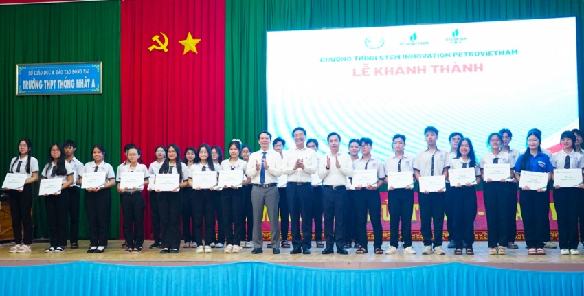 STEM Innovation Petrovietnam: Bệ phóng tư duy khoa học cho học sinh Trường THPT Thống Nhất A