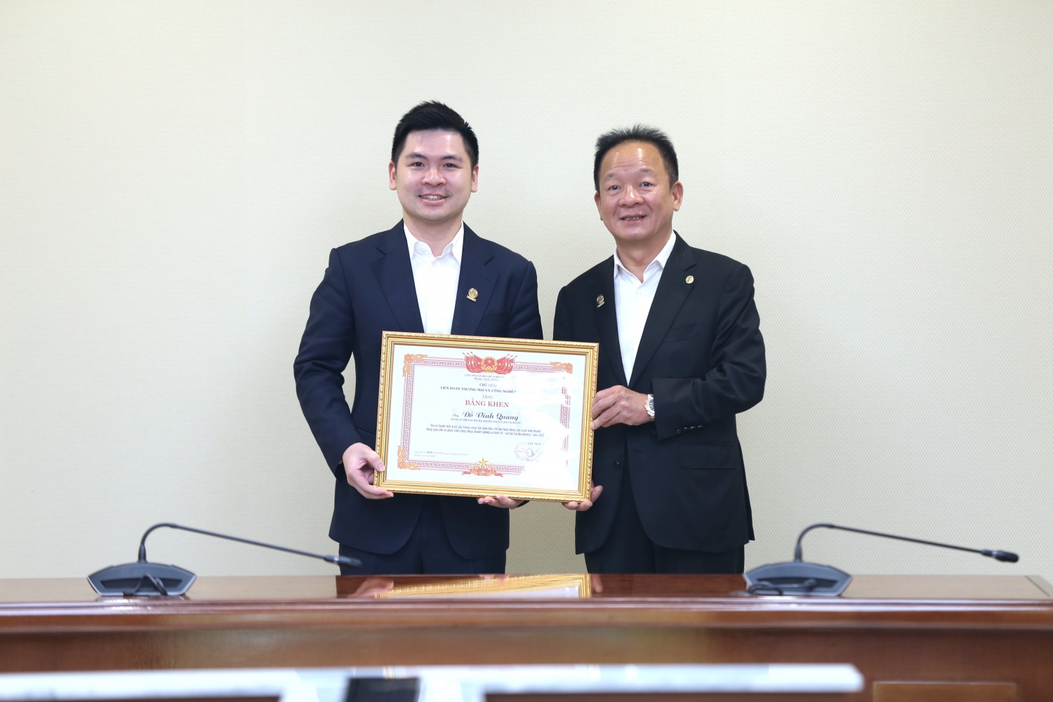 Phó Chủ tịch T&T Group Đỗ Vinh Quang làm Phó Chủ tịch HANOISME Phó Chủ tịch T&T Group Đỗ Vinh Quang làm Phó Chủ tịch HANOISME