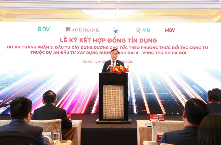 Agribank làm đầu mối thu xếp khoản tín dụng 25.453 tỷ đồng cho Dự án đầu tư xây dựng đường Vành đai 4 - Vùng Thủ đô Hà Nội