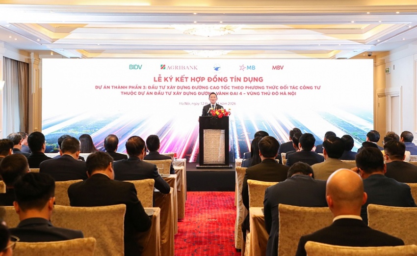 Agribank làm đầu mối thu xếp khoản tín dụng 25.453 tỷ đồng cho Dự án đầu tư xây dựng đường Vành đai 4 - Vùng Thủ đô Hà Nội