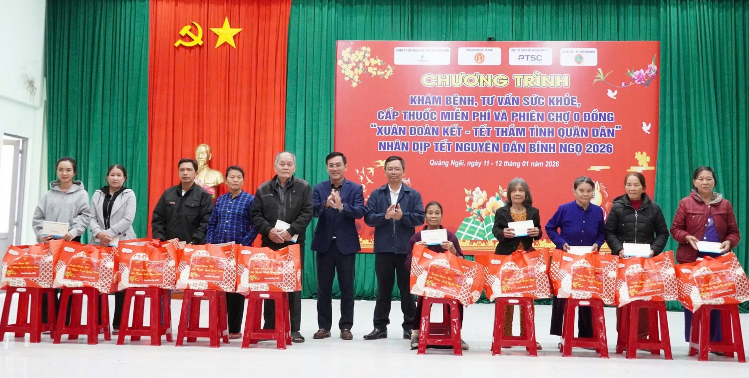 BSR chung tay chăm lo đời sống người dân vùng dự án NCMR NMLD Dung Quất