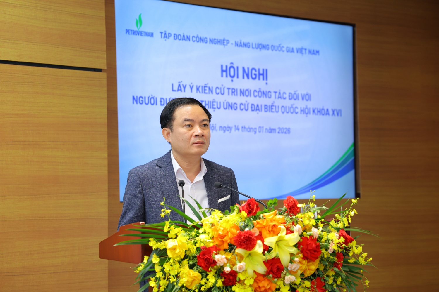 Petrovietnam thống nhất tuyệt đối giới thiệu Chủ tịch HĐTV Lê Ngọc Sơn ứng cử Đại biểu Quốc hội khóa XVI