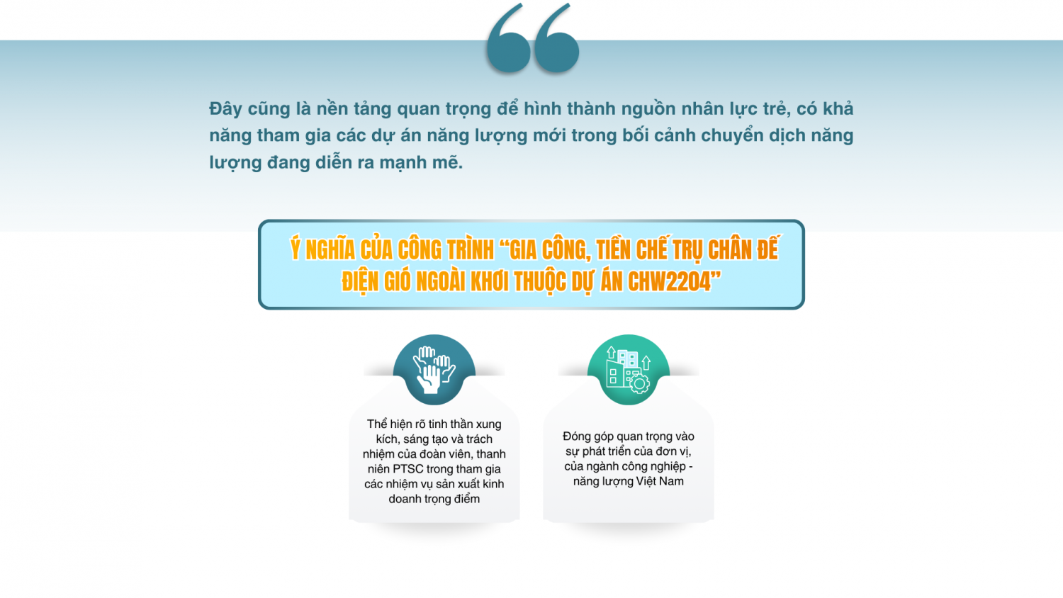 [E-magazine] Dấu ấn tuổi trẻ Petrovietnam trong lĩnh vực điện gió ngoài khơi