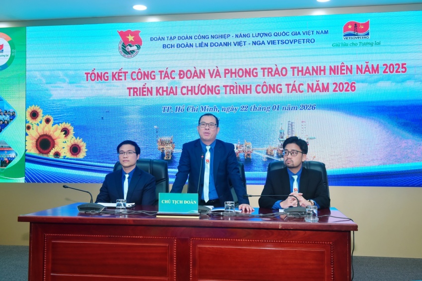 Tuổi trẻ Vietsovpetro: Dấu ấn sáng tạo và tinh thần xung kích trong năm 2025