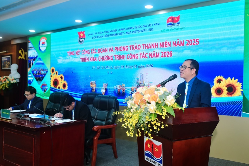 Tuổi trẻ Vietsovpetro: Dấu ấn sáng tạo và tinh thần xung kích trong năm 2025