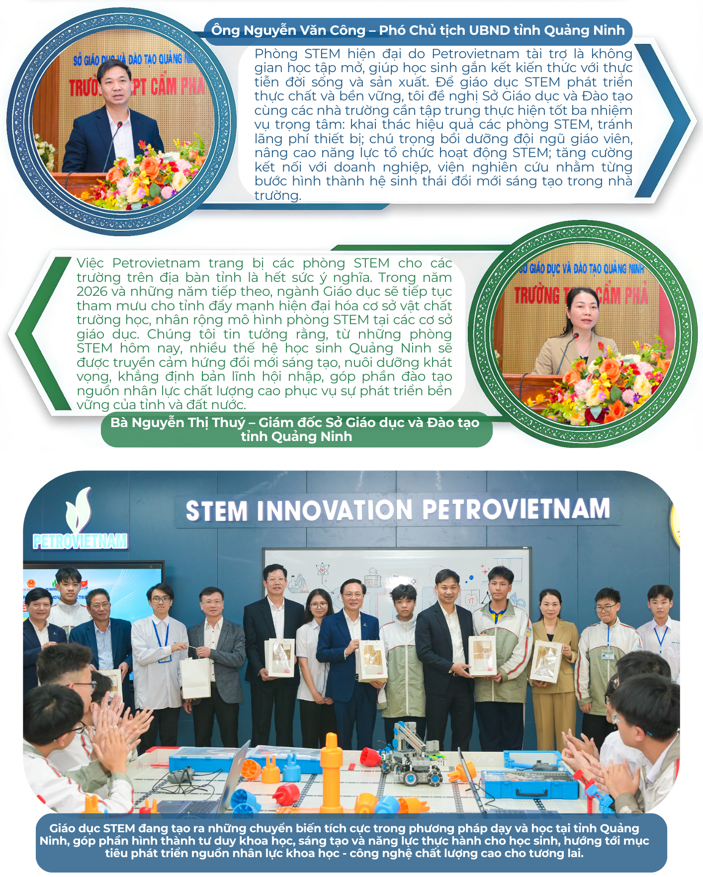 Quảng Ninh hân hoan đón phòng STEM mới: Động lực mới cho phát triển nguồn nhân lực tương lai