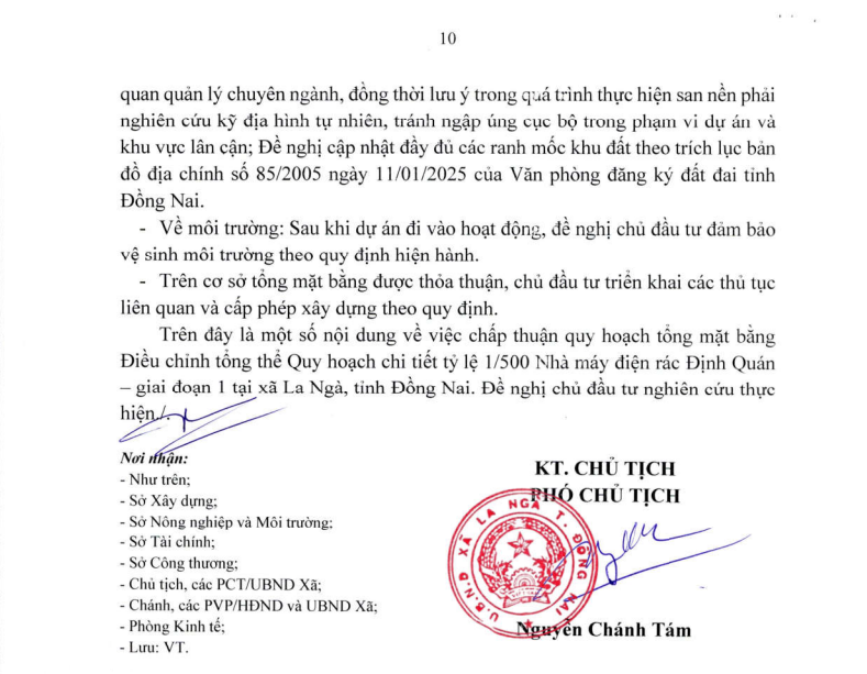 Đồng Nai đầu tư 2.610 tỷ đồng xây dựng Nhà máy điện rác Định Quán