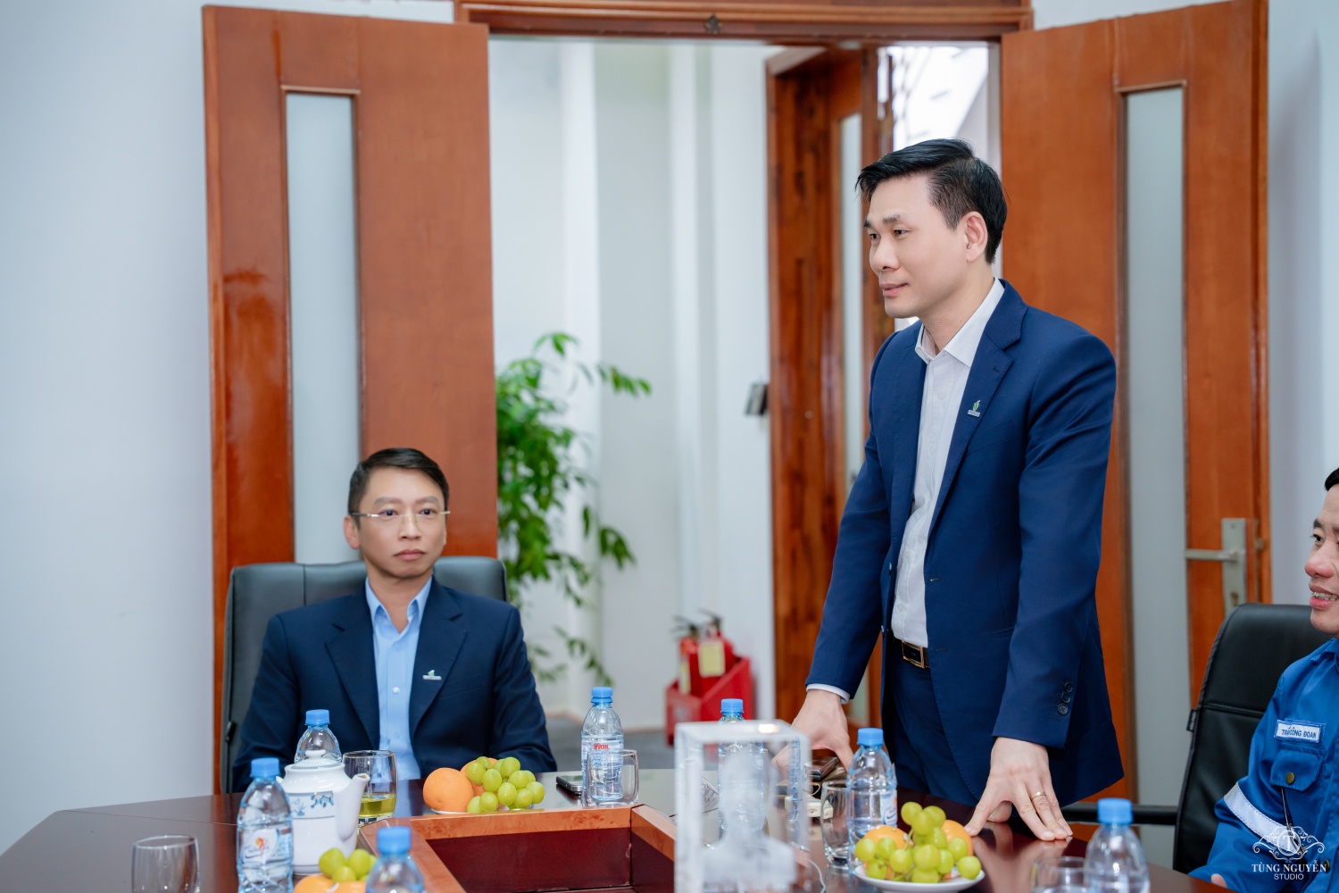 Lãnh đạo Petrovietnam động viên người lao động PVNDB nhân dịp Tết Bính Ngọ