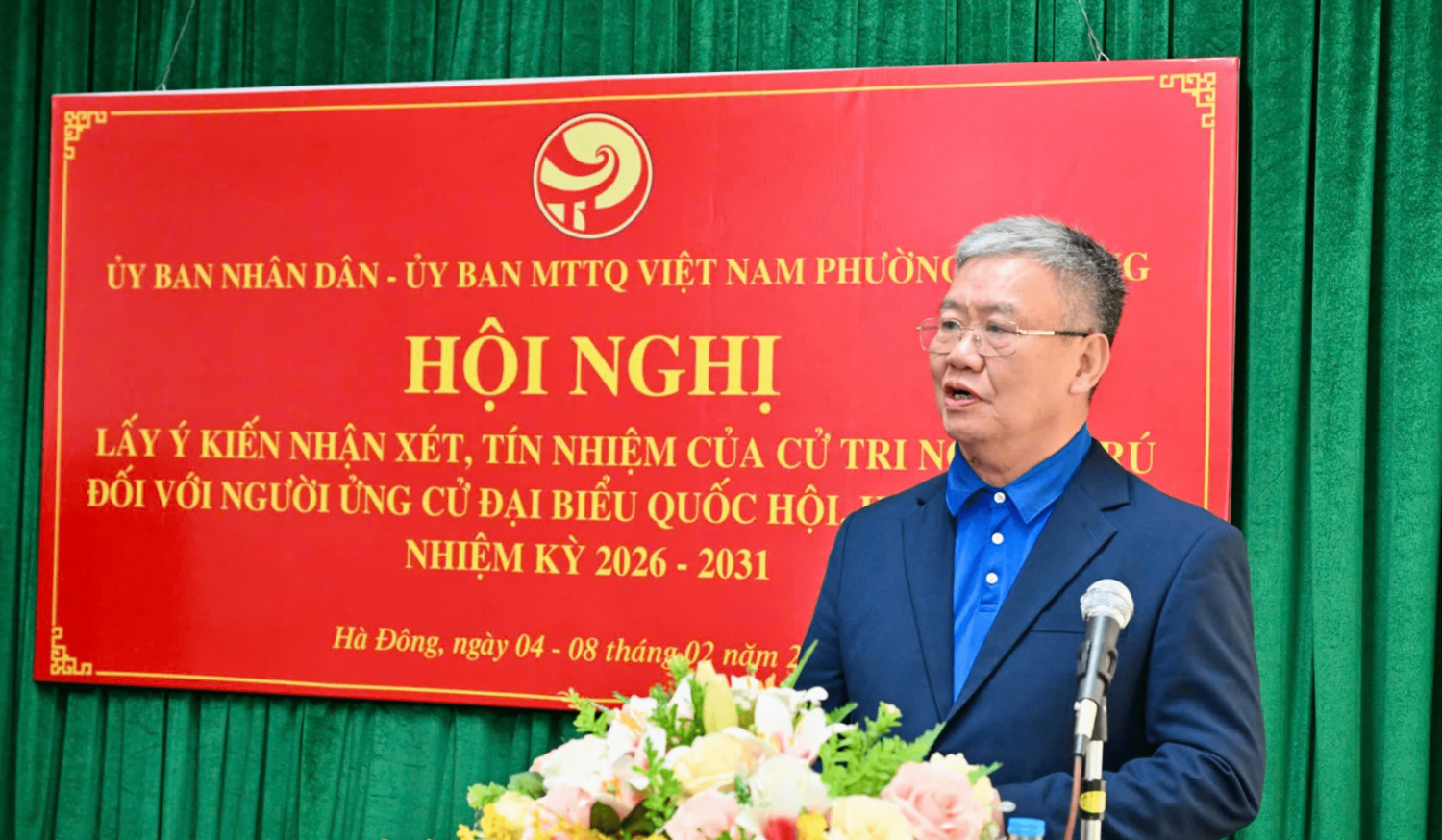 Quyền Bộ trưởng Bộ Công Thương Lê Mạnh Hùng được cử tri nơi cư trú tín nhiệm, giới thiệu ứng cử Đại biểu Quốc hội khóa XVI