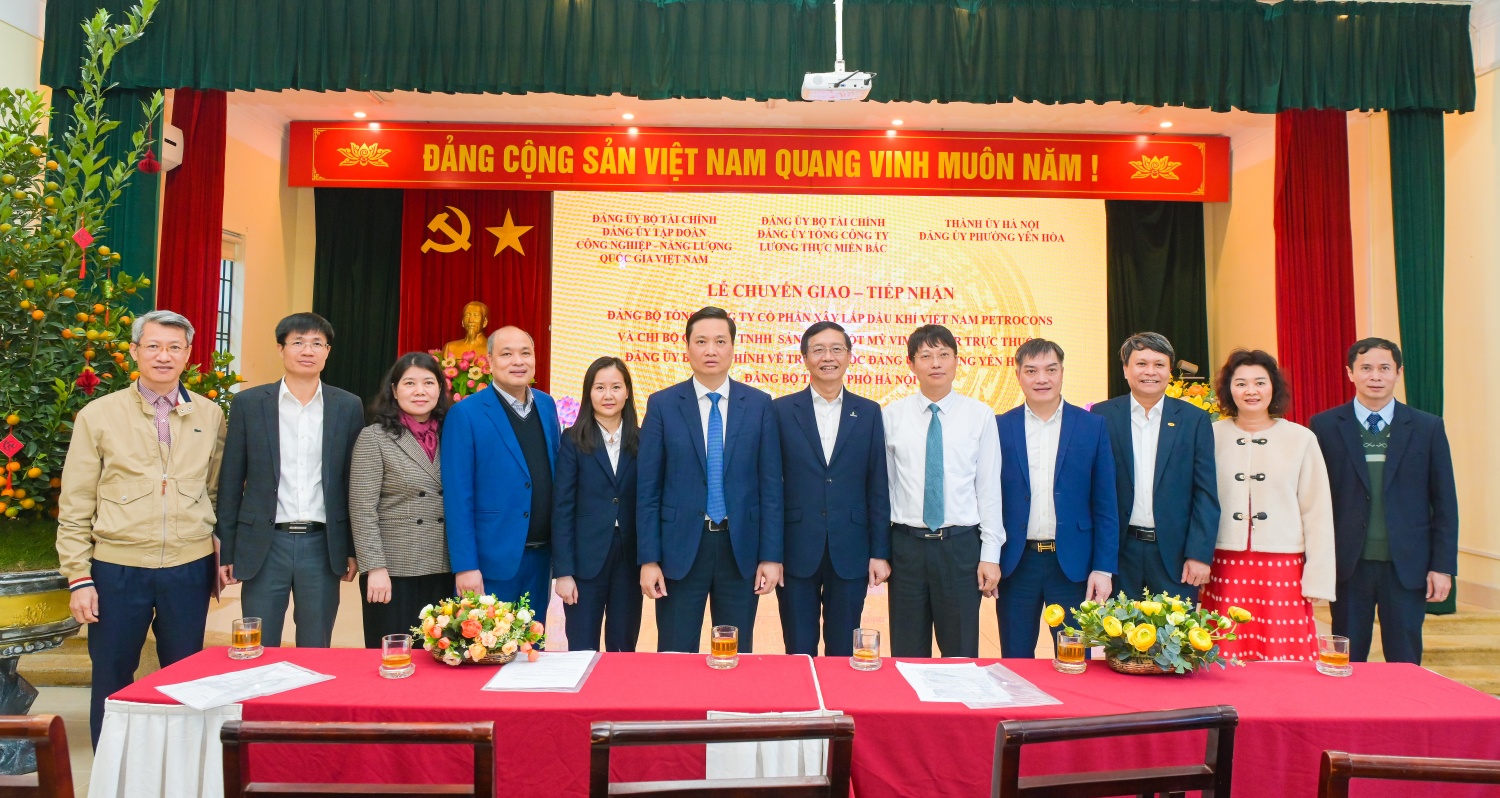 Đảng bộ PETROCONs chính thức về sinh hoạt tại Đảng bộ phường Yên Hòa Đảng bộ PETROCONs chính thức về sinh hoạt tại Đảng bộ phường Yên Hòa