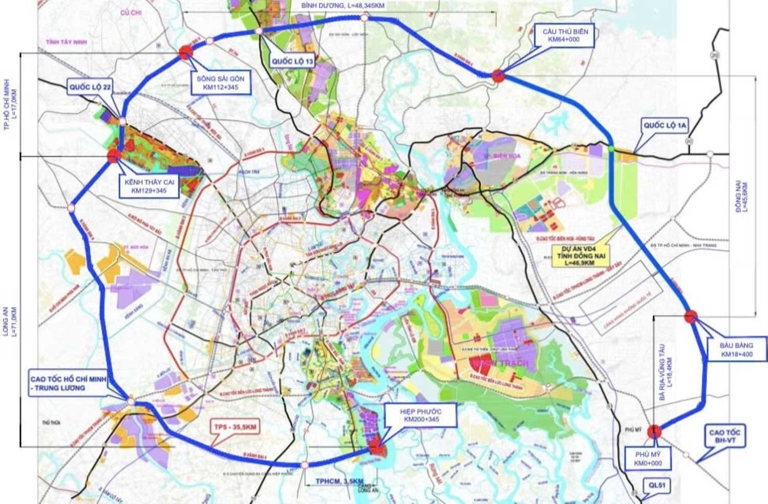 Năm 2026 khởi công Vành đai 4 - trục giao thông liên vùng lớn nhất Đông Nam Bộ Năm 2026 khởi công Vành đai 4 trục giao thông liên vùng lớn nhất Đông Nam Bộ