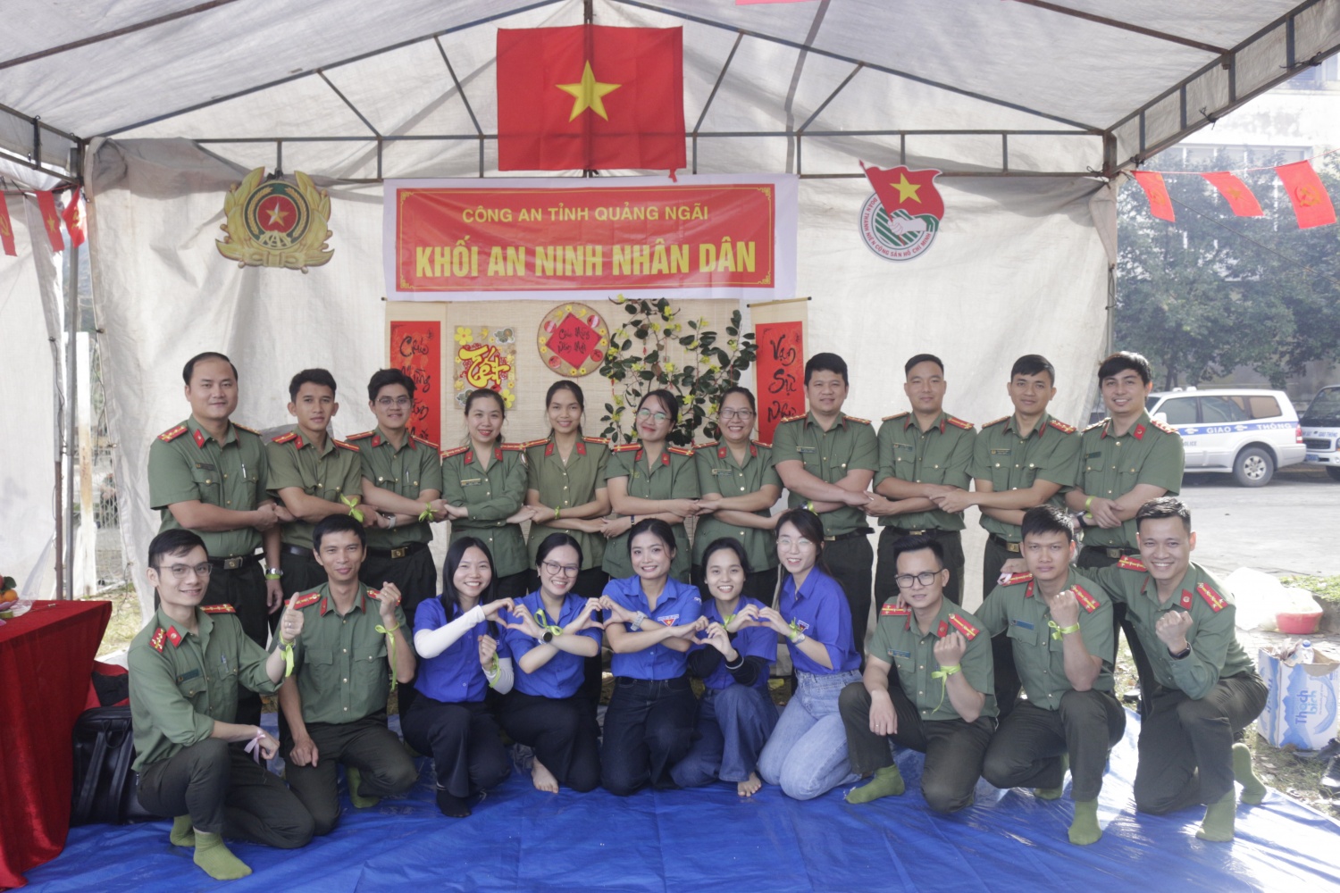 Phối hợp với Khối An ninh nhân dân tham gia Ngày hội “Bánh chưng xanh 2026”