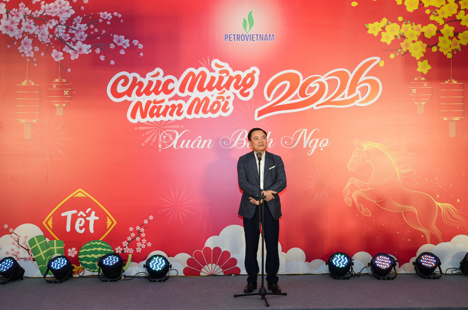 Chủ tịch HĐTV Petrovietnam Lê Ngọc Sơn đến thăm và chúc Tết các đơn vị thành viên đầu Xuân Bính Ngọ 2026 tại Hà Nội